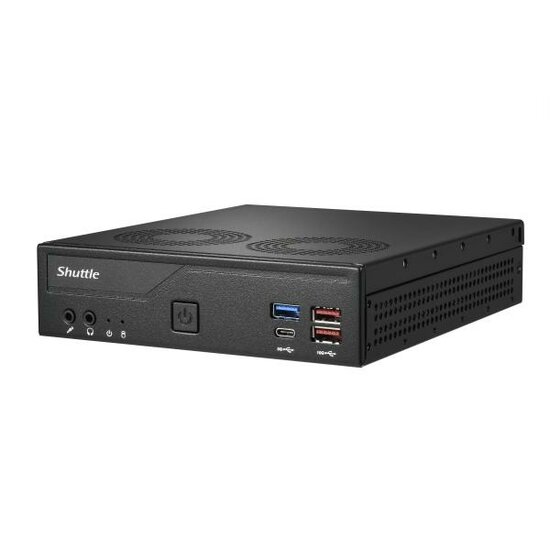 Shuttle DH770 Mini PC barebone, 1.35L, LGA 1700, Intel H770, DDR5-SDRAM, 2x 2.5G LAN, 2x M.2, 24/7