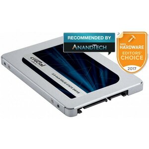 Crucial CT250MX500SSD1 MX500 SSD, 250GB, 2.5", SATA3 6Gbps