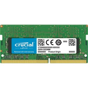 Crucial CT4G4SFS824A SO-DIMM, 4GB, DDR4, 2400Mhz, CL17, Single Ranked, Unbuffered, 1.2v