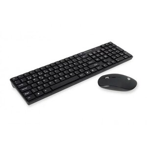 Conceptronic ORAZIO01PT Orazio, Full-size (100%) RF Wireless, AZERTY, Black, Mouse included