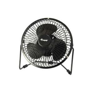 Equip 245420 Desktop USB Cooling Fan, 6 inch, Adjustable speed, Black