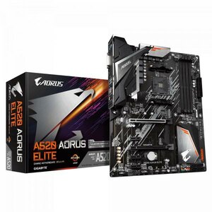 Gigabyte A520 AORUS ELITE, ATX, AM4, A520m, DDR4, M.2