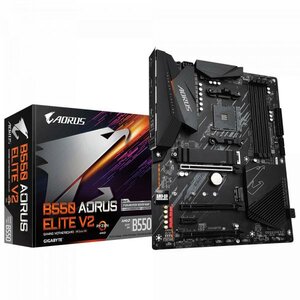 Gigabyte B550 AORUS ELITE V2, ATX, AMD Ryzen, AM4, 4x DIMM, DDR4 3200 MHz, M.2, USB3.2, 2.5 Gbe