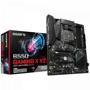 Gigabyte B550 GAMING X V2, ATX, AMD Ryzen, AM4, 4x DDR4, 3200 Mhz, M.2, 100 GBe, TPM