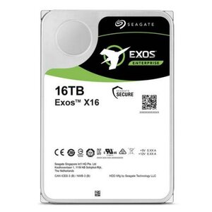 Seagate ST16000NM001G Exos X16 Enterprise HDD, 3.5", 16 TB, 7200 RPM, 256 MB, SATA3, 6 Gbps