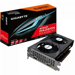 Gigabyte GV-R65XTEAGLE-4GD Radeon RX 6500 XT EAGLE 4G, PCIe 4.0, 4 GB, GDDR6, 64 bit, 7680 x 4320p