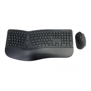 Conceptronic ORAZIO02IT ORAZIO ERGO Wireless Ergonomic Keyboard & Mouse Kit, Italian layout, Qwerty