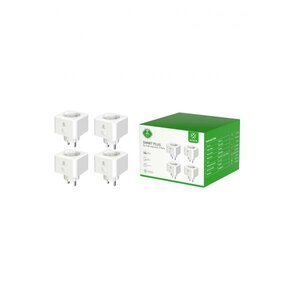 WOOX R6087-4pack set van 4 stuks slimme stekkers, Schuko, EU