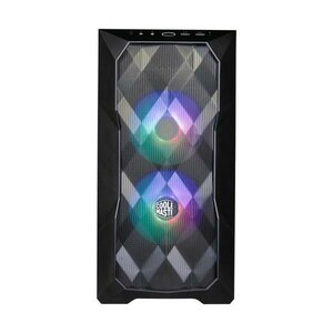 Cooler Master TD300-KGNN-S00 TD300 Mesh, mATX, Midi-Towe, ARGB, 3D Mesh Front, Removable top, Black