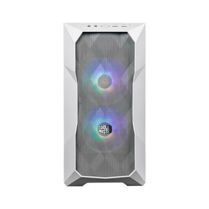 Cooler Master TD300-WGNN-S00 TD300 Mesh White, mATX, Midi-Tower, ARGB hub, 3D Mesh, removable top