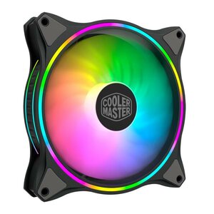 Cooler Master MFL-B4DN-15NPA-R1 MasterFan MF140 Halo, 140mm, 650-1500 RPM, 6 - 30 dBA, Black