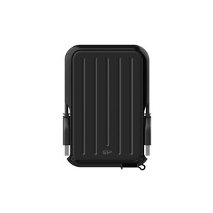 Silicon Power SP010TBPHD66SS3K Armor A66 portable HDD, 1 TB, USB 3.2 Gen 1, Black