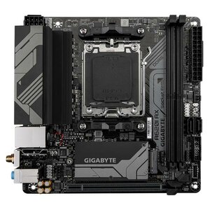 Gigabyte A620I AX A620I AX, AMD AM5, A620, DDR5-SDRAM, 96 GB, Dual-Channel