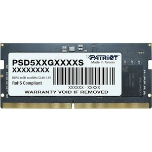 Patriot PSD516G480081S Signature-Line SO-DIMM, 16GB, DDR5, 4800MHz, CL40, 1.1v