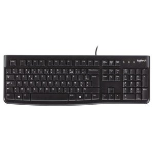 Logitech 920-002482 K120 Corded Keyboard, Full-size (100%) Wired, USB, AZERTY, Black