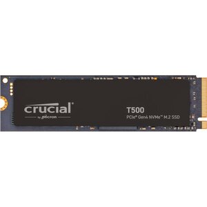 Crucial CT1000T500SSD8 T500 SSD, 1 TB, M.2 2280, PCIe 4.0 NVMe, 7300/ 6800 MB/s, No HS