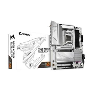 Gigabyte B650 A ELITE AX ICE, ATX, AMD AMD5, 4x DDR5 DIMM, 2.5GbE LAN & Wi-Fi 6E, PCIe 5.0