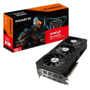 Gigabyte GV-R77XTGAMING OC-12GD GAMING Radeon RX 7700 XT OC 12G, 12 GB, GDDR6, 192 bit, PCIe 4.0