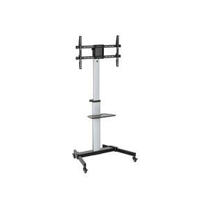 Equip 650630 37-86" Rotate TV Cart, 600x400 mm, -10 - 5°, 90°, Aluminium, Plastic, Stainless steel