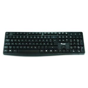 Equip 245214 Wired USB Keyboard (FR layout) Full-size (100%) USB, AZERTY, Black