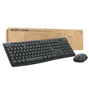 Logitech 920-012077 MK370 Combo for Business, Full-size, RF Wireless + Bluetooth, Membrane, QWERTY