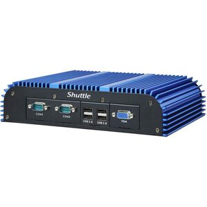 Shuttle BPCAL02-i3XA industrial Box-PC, Core i3-1215U, 8GB RAM, 128GB M.2 SSD, 2x LAN, 3x COM, HDMI