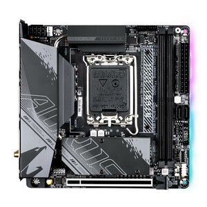 Gigabyte B760I AORUS PRO, Mini-ITX, Intel LGA1700, DDR5-SDRAM, 96 GB, M.2