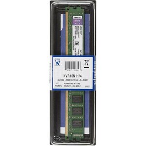 KINGSTON KVR16N11S8/4 DIMM, 4GB, DIMM3, PC1600 CL11, SINGLE RANK, SRX8