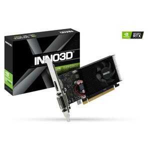 INNO3D N1030-1SDV-E5BL GeForce GTX 1030, 2GB GDDR5, 64-bit, 1227, 6Gbps, HDMI+DVI