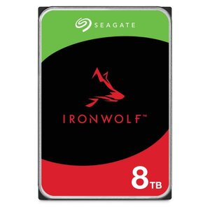 Seagate ST8000VN002 IronWolf Desktop HDD, 8 TB, 3.5", 5400 RPM