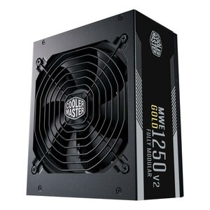 Cooler Master MPE-C501-AFCAG-EU MWE Gold V2, ATX, 1250W, RTX Ready, Modular, 140mm, Black