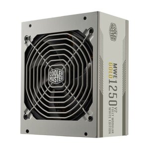 Cooler Master MPE-C501-AFCAG-3GEU MWE Gold 1250 V2 White, ATX3.0, 1250W, 90%, 140mm, 3x PCIe 6+2