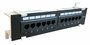 CAT5e UTP Wallmount Patchpaneel - 12 poorts_