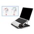 Conceptronic THANA03G THANA ERGO S Laptop Cooling Stand, 15.6", 50kg max, Gray Aluminum Surface_