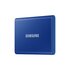 Samsung MU-PC1T0H/WW T7 Portable SSD, 1 TB, USB Type-C, 3.2 Gen 2 (3.1 Gen 2) 1050 MB/s, Blue_