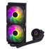 Cooler Master MLW-D24M-A18PZ-R1 MASTERLIQUID 240L Core ARGB, 4-pin, 2x 120mm ARGB, 27.2 dBA (Max)_