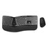 Conceptronic ORAZIO02US ERGO Wireless Ergonomic Keyboard & Mouse Kit, QWERTY, Full-size, RF Wireless_