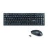 Equip 245221 Wireless Keyboard & Mouse Set ES Layout, QWERTY, Full-size (100%) RF Wireless, Black_