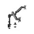 Equip 650133 17"-32" Dual Monitor Desk Mount Bracket, Clamp, 18 kg, 17" - 32", 100 x 100 mm, Black_