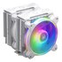 Cooler Master RR-D6WW-20PA-R1 Hyper 622 Halo White, 6-heatpipe, 2x 120mm ARGB, 27 dBa (max)_