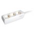 Equip 245550 Power strip, 3 AC outlet(s) Indoor, Type F, Type F, 1.5 mm², 1.5 m, White_