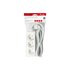 Equip 245550 Power strip, 3 AC outlet(s) Indoor, Type F, Type F, 1.5 mm², 1.5 m, White_