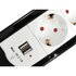 Equip 245553 4-Outlet Power Strip with 2x USB, 4x AC outlet(s) Indoor, Type F, 1.5 mm², 1.5 m_