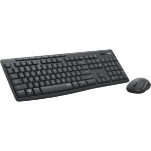 Logitech MK295 920-009800 Silent Wireless Combo Logitech MK295 920-009800 Silent Wireless Combo, Full-size (100%) USB, QWERTY, Graphite, Mouse incl